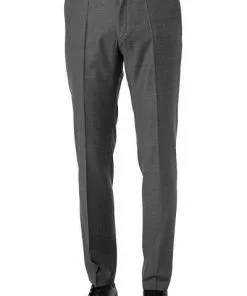ROY ROBSON Hose S01050561295400/A020 Slim Fit, Schurwolle Super100 wasserabweisend, Grau meliert, Grau