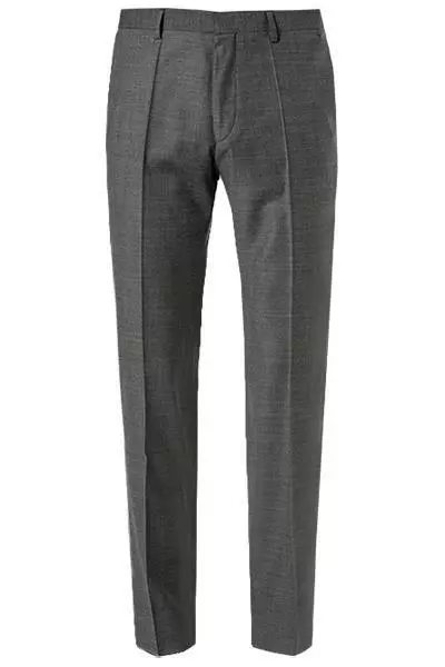 ROY ROBSON Hose S01050561295400/A020 Slim Fit, Schurwolle Super100 wasserabweisend, Grau meliert, Grau 4 ROY ROBSON Hose S01050561295400/A020 Slim Fit, Schurwolle Super100 wasserabweisend, Grau meliert, Grau – Bild 2