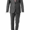 ROY ROBSON Anzug S00050561004400+295400/A020 Slim Fit, Schurwolle Super100 wasserabweisend, Grau meliert, Grau -Anzüge & Westen Geschäft 337791 norm