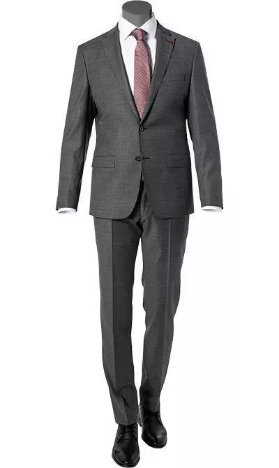 ROY ROBSON Anzug S00050561004400+295400/A020 Slim Fit, Schurwolle Super100 wasserabweisend, Grau meliert, Grau 3 ROY ROBSON Anzug S00050561004400+295400/A020 Slim Fit, Schurwolle Super100 wasserabweisend, Grau meliert, Grau
