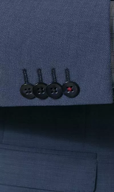 ROY ROBSON Anzug S00050571004400+295400/A450 Slim Fit, Schurwolle Super100 wasserabweisend, Dunkelblau, Blau 6 ROY ROBSON Anzug S00050571004400+295400/A450 Slim Fit, Schurwolle Super100 wasserabweisend, Dunkelblau, Blau – Bild 4