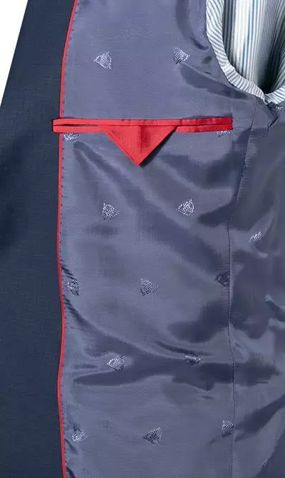 ROY ROBSON Anzug S00050581594800+295400/A410 Slim Fit, Schurwolle Super100, Navy meliert, Navy 7 ROY ROBSON Anzug S00050581594800+295400/A410 Slim Fit, Schurwolle Super100, Navy meliert, Navy – Bild 5