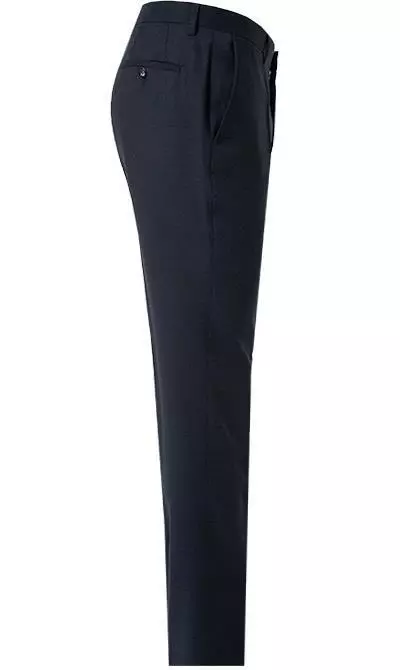 ROY ROBSON Anzug 050631594900+1704100+1295400/A410 Anzug mit Weste, Slim Fit, Schurwolle Super100 wasserabweisend, Dunkelblau gemustert, Dunkelblau 11 ROY ROBSON Anzug 050631594900+1704100+1295400/A410 Anzug mit Weste, Slim Fit, Schurwolle Super100 wasserabweisend, Dunkelblau gemustert, Dunkelblau – Bild 9