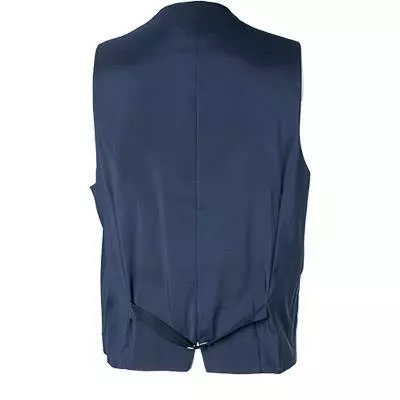 ROY ROBSON Weste S05050351704100/A410 Slim Fit, Schurwolle Super100 wasserabweisend, Dunkelblau gemustert, Dunkelblau 4 ROY ROBSON Weste S05050351704100/A410 Slim Fit, Schurwolle Super100 wasserabweisend, Dunkelblau gemustert, Dunkelblau – Bild 2