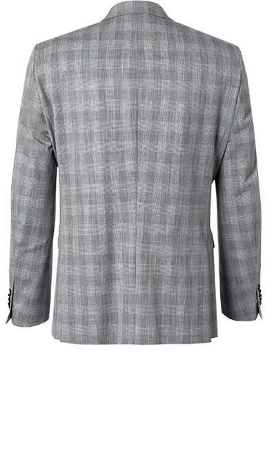 Pierre Cardin Anzug 42255+72238/810/94419/2900 Modern Fit, Mikrofaser, Hellgrau kariert, Silbergrau 6 Pierre Cardin Anzug 42255+72238/810/94419/2900 Modern Fit, Mikrofaser, Hellgrau kariert, Silbergrau – Bild 4