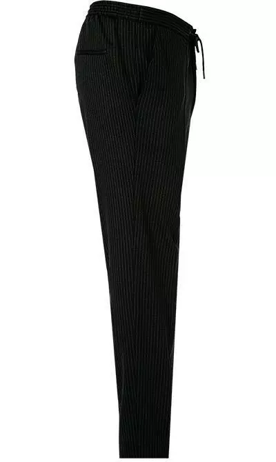 BOSS Anzug Norwin/Banks 50427198+50427205/001 Anzug Norwin-Banks, Slim Fit, Schurwolle, Schwarz gestreift, Schwarz 11 BOSS Anzug Norwin/Banks 50427198+50427205/001 Anzug Norwin-Banks, Slim Fit, Schurwolle, Schwarz gestreift, Schwarz – Bild 9