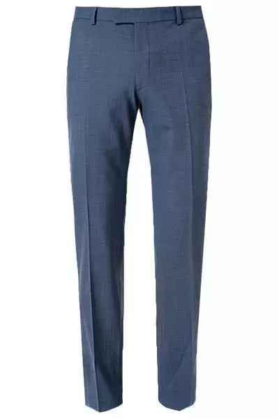 JOOP! Hose Blayr 30021671/450 Slim Fit, Schurwolle, Blau meliert, Blau 4 JOOP! Hose Blayr 30021671/450 Slim Fit, Schurwolle, Blau meliert, Blau – Bild 2