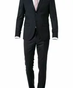 JOOP! Anzug Damon-Gun 30021183+184/402 Extra Slim Fit, Woll-Stretch, Nachtblau