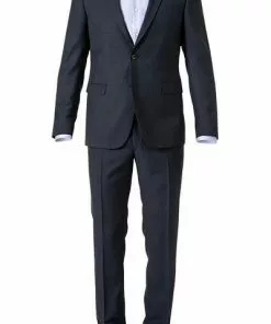 JOOP! Anzug Herby-Blayr 30021562+563/443 Slim Fit, Schurwolle Super100, Tiefblau