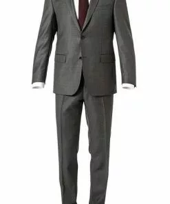 Carl Gross Anzug 40-016N0/324972+339603/52 Schurwolle, Anthrazit meliert, Anthrazit