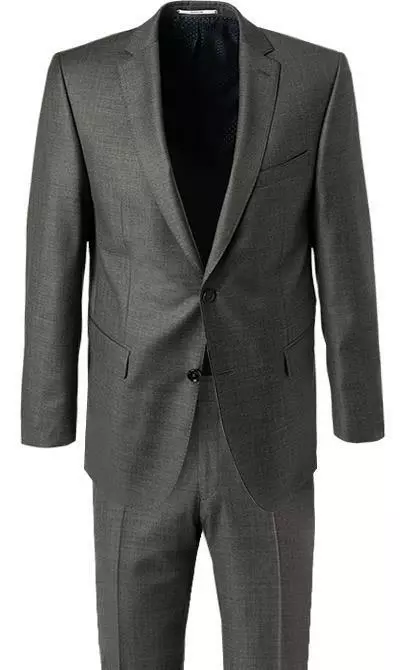 Carl Gross Anzug 40-016N0/324972+339603/52 Schurwolle, Anthrazit meliert, Anthrazit 4 Carl Gross Anzug 40-016N0/324972+339603/52 Schurwolle, Anthrazit meliert, Anthrazit – Bild 2