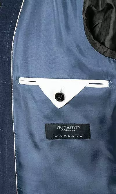 Strellson Anzug Aron-Maser 30020958+957/402 Slim Fit, Schurwolle Super100, Dunkelblau kariert , Dunkelblau 7 Strellson Anzug Aron-Maser 30020958+957/402 Slim Fit, Schurwolle Super100, Dunkelblau kariert , Dunkelblau – Bild 5