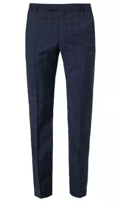 Strellson Anzug Aron-Maser 30020958+957/402 Slim Fit, Schurwolle Super100, Dunkelblau kariert , Dunkelblau 9 Strellson Anzug Aron-Maser 30020958+957/402 Slim Fit, Schurwolle Super100, Dunkelblau kariert , Dunkelblau – Bild 7