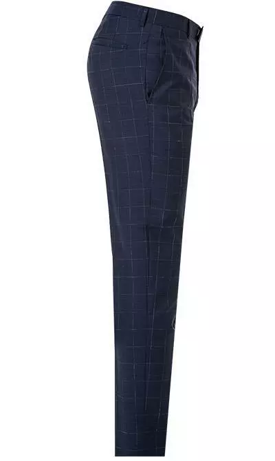 Strellson Anzug Aron-Maser 30020958+957/402 Slim Fit, Schurwolle Super100, Dunkelblau kariert , Dunkelblau 10 Strellson Anzug Aron-Maser 30020958+957/402 Slim Fit, Schurwolle Super100, Dunkelblau kariert , Dunkelblau – Bild 8