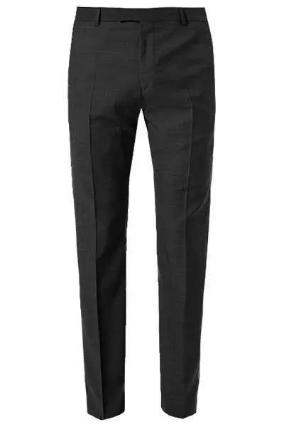 Strellson Hose Mercer 30016221/019 Slim Fit, Schurwolle, Graphitgrau meliert , Graphitgrau 4 Strellson Hose Mercer 30016221/019 Slim Fit, Schurwolle, Graphitgrau meliert , Graphitgrau – Bild 2