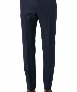 Strellson Hose Mercer 30020628/430 Slim Fit, Schurwolle, Dunkelblau , Dunkelblau