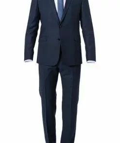 Strellson Anzug Allen-Mercer 30020627+628/430 Slim Fit, Schurwolle, Dunkelblau , Dunkelblau