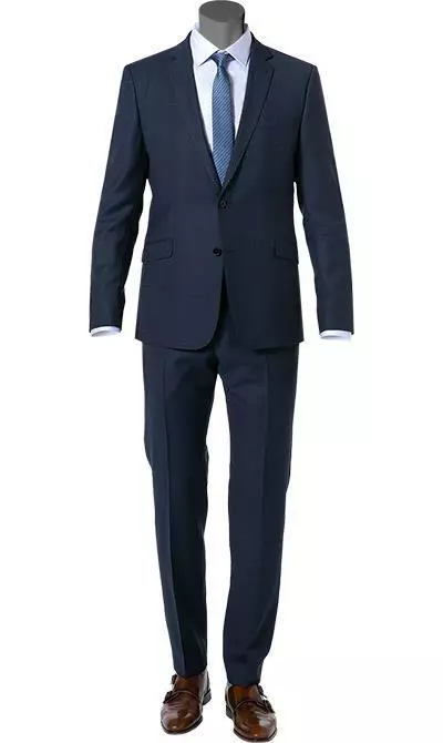 Strellson Anzug Allen-Mercer 30020627+628/430 Slim Fit, Schurwolle, Dunkelblau , Dunkelblau 3 Strellson Anzug Allen-Mercer 30020627+628/430 Slim Fit, Schurwolle, Dunkelblau , Dunkelblau