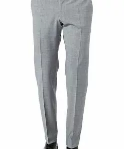 Strellson Hose Mercer 30021891/035 Slim Fit, Schurwolle, Mittelgrau , Mittelgrau