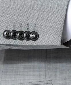 Strellson Anzug Allen-Mercer 30021890+891/035 Slim Fit, Schurwoll-Stretch, Mittelgrau , Mittelgrau -Anzüge & Westen Geschäft 341368 norm4