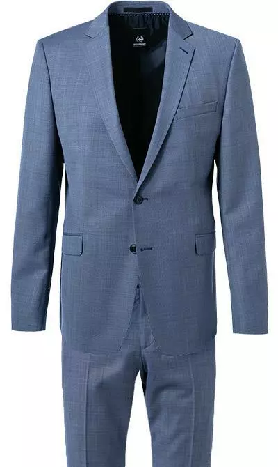 Strellson Anzug Allen-Mercer 30021939+940/444 Slim Fit, Schurwolle, Bleu, Blau 4 Strellson Anzug Allen-Mercer 30021939+940/444 Slim Fit, Schurwolle, Bleu, Blau – Bild 2