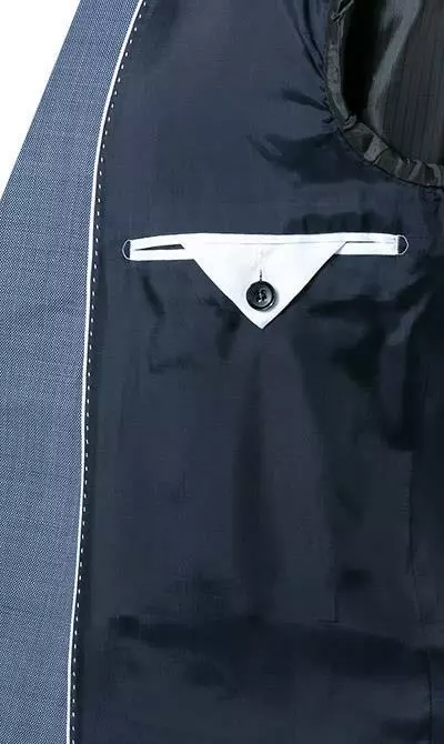 Strellson Anzug Allen-Mercer 30021939+940/444 Slim Fit, Schurwolle, Bleu, Blau 7 Strellson Anzug Allen-Mercer 30021939+940/444 Slim Fit, Schurwolle, Bleu, Blau – Bild 5