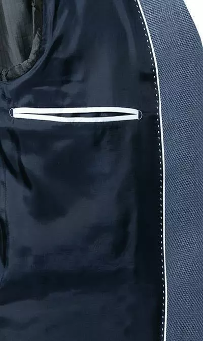 Strellson Anzug Allen-Mercer 30021939+940/444 Slim Fit, Schurwolle, Bleu, Blau 8 Strellson Anzug Allen-Mercer 30021939+940/444 Slim Fit, Schurwolle, Bleu, Blau – Bild 6