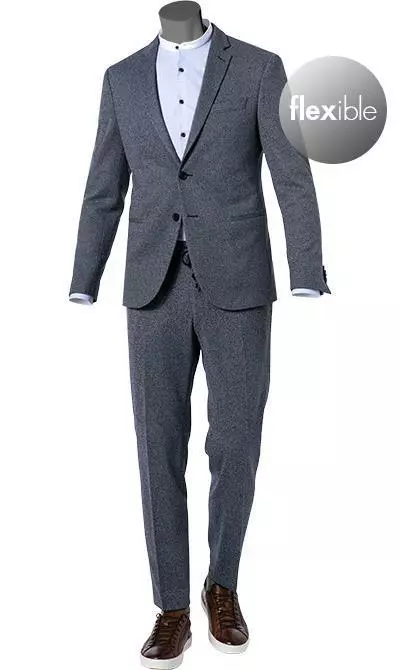 BOSS Anzug Norwin/Banks 50427078/7089/407 Anzug Norwin-Banks, Slim Fit, Jersey, Dunkelblau meliert, Dunkelblau 4 BOSS Anzug Norwin/Banks 50427078/7089/407 Anzug Norwin-Banks, Slim Fit, Jersey, Dunkelblau meliert, Dunkelblau – Bild 2