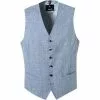 JOOP! Weste Wackno 30020523/426 Schurwolle-Leinen, Hellblau meliert, Hellblau -Anzüge & Westen Geschäft 341722 norm