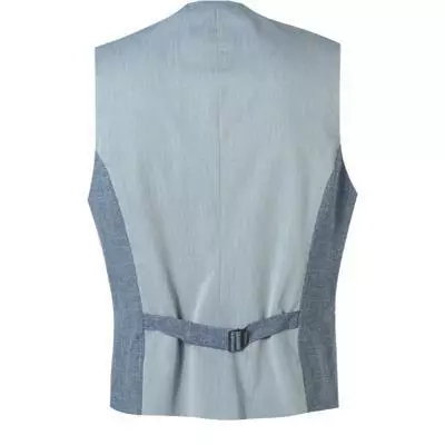 JOOP! Weste Wackno 30020523/426 Schurwolle-Leinen, Hellblau meliert, Hellblau 4 JOOP! Weste Wackno 30020523/426 Schurwolle-Leinen, Hellblau meliert, Hellblau – Bild 2