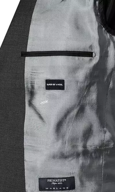 JOOP! Anzug Herby-Blayr 30021562+563/030 Slim Fit, Schurwolle Super100, Anthrazit 7 JOOP! Anzug Herby-Blayr 30021562+563/030 Slim Fit, Schurwolle Super100, Anthrazit – Bild 5