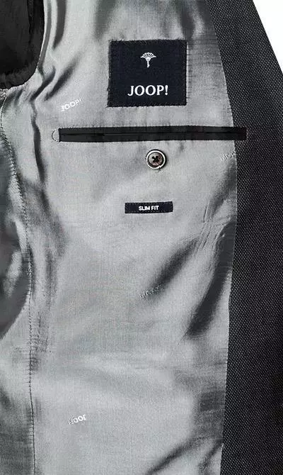 JOOP! Anzug Herby-Blayr 30021562+563/030 Slim Fit, Schurwolle Super100, Anthrazit 8 JOOP! Anzug Herby-Blayr 30021562+563/030 Slim Fit, Schurwolle Super100, Anthrazit – Bild 6