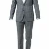 ROY ROBSON Anzug 000021140225400+1232500/H050 Slim Fit, Schurwolle Super110, Grau kariert, Grau -Anzüge & Westen Geschäft 341846 norm