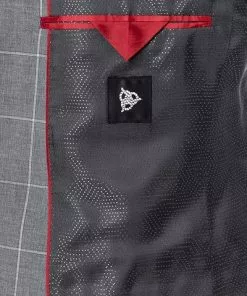 ROY ROBSON Anzug 000021140225400+1232500/H050 Slim Fit, Schurwolle Super110, Grau kariert, Grau -Anzüge & Westen Geschäft 341846 norm5