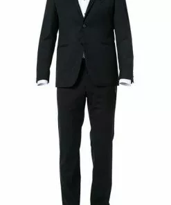 KARL LAGERFELD Anzug 255033+155233/10/501083/990 Schurwoll-Stretch, Schwarz