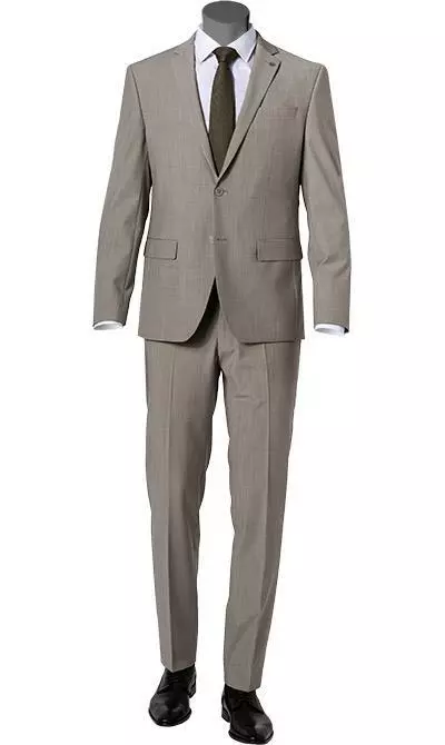 Daniel Hechter Anzug 40204+40254/100123/410 Modern Fit, Schurwoll-Stretch, Sand meliert, Sand 3 Daniel Hechter Anzug 40204+40254/100123/410 Modern Fit, Schurwoll-Stretch, Sand meliert, Sand