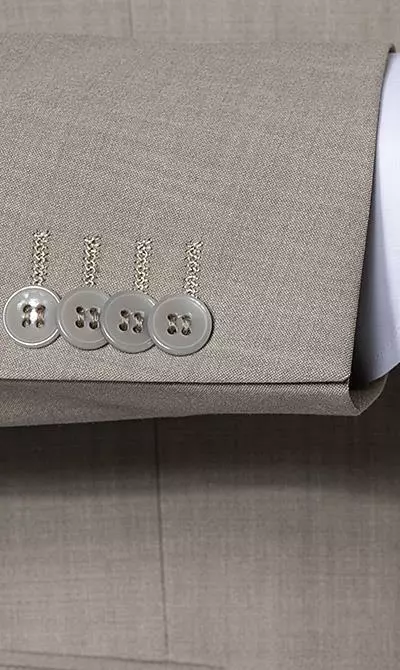 Daniel Hechter Anzug 40204+40254/100123/410 Modern Fit, Schurwoll-Stretch, Sand meliert, Sand 6 Daniel Hechter Anzug 40204+40254/100123/410 Modern Fit, Schurwoll-Stretch, Sand meliert, Sand – Bild 4