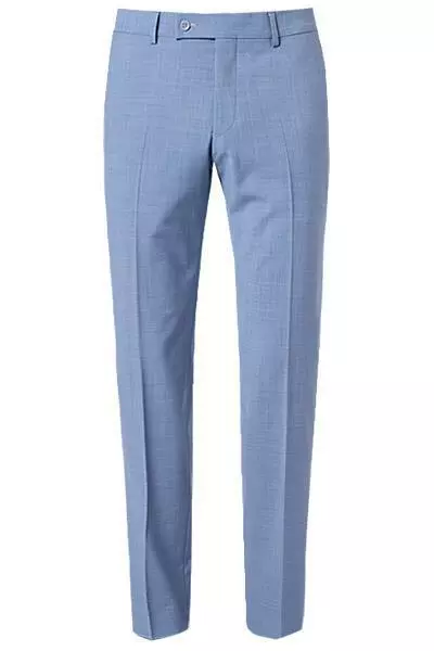 Daniel Hechter Hose 40254/100123/620 Modern Fit, Schurwolle, Hellblau meliert , Hellblau 4 Daniel Hechter Hose 40254/100123/620 Modern Fit, Schurwolle, Hellblau meliert , Hellblau – Bild 2