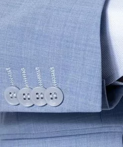 Daniel Hechter Anzug 40204+40254/100123/620 Modern Fit, Schurwoll-Stretch, Hellblau meliert, Hellblau -Anzüge & Westen Geschäft 343059 norm4