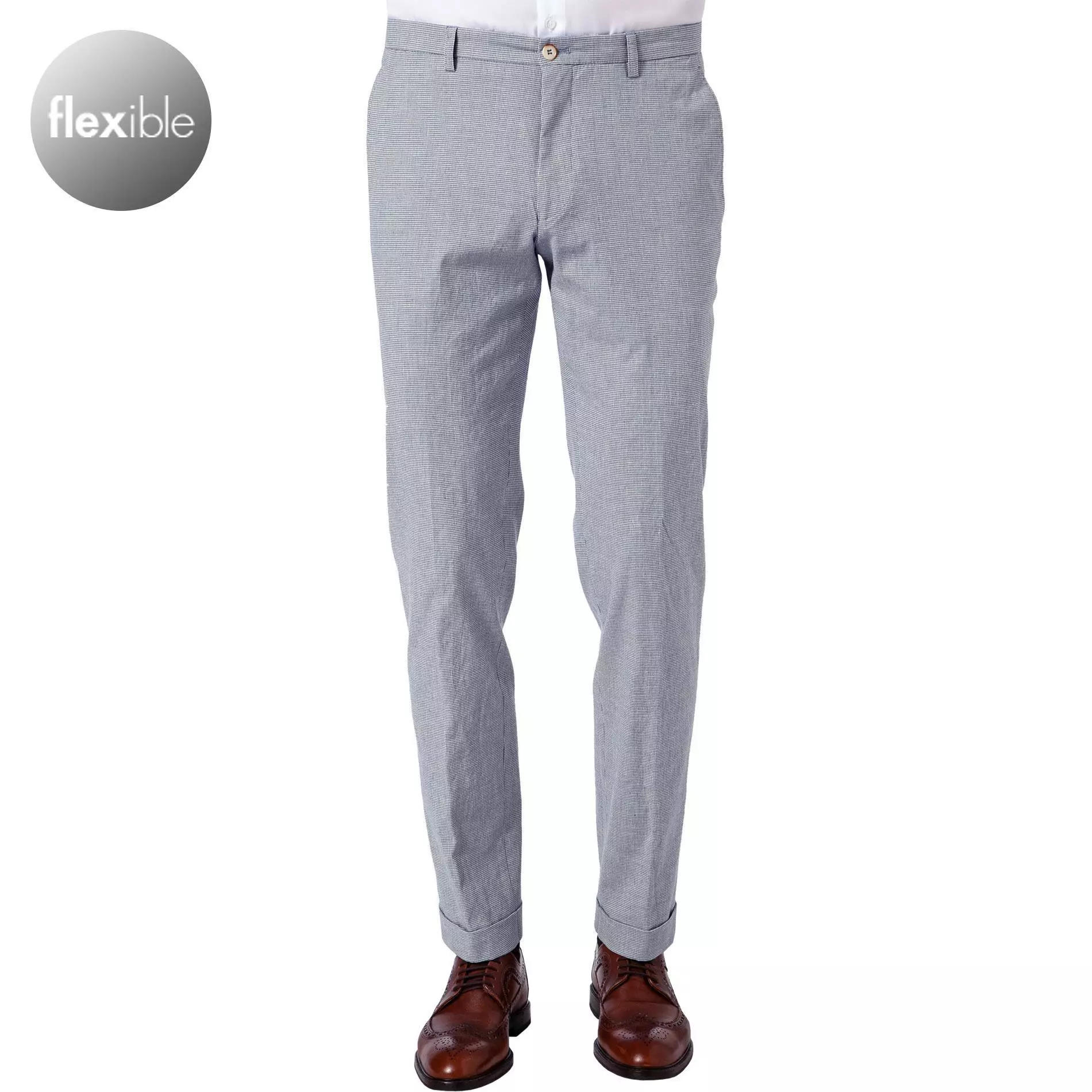 Daniel Hechter Hose 40765/100124/640 Baumwolle-Hanf, Stahlblau gemustert , Stahlblau 3 Daniel Hechter Hose 40765/100124/640 Baumwolle-Hanf, Stahlblau gemustert , Stahlblau