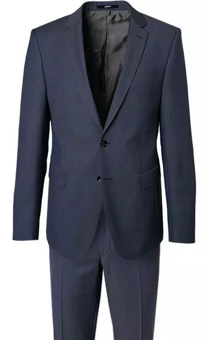 JOOP! Anzug Herby-Blayr 30021562+563/427 Slim Fit, Schurwolle Super100, Blau 4 JOOP! Anzug Herby-Blayr 30021562+563/427 Slim Fit, Schurwolle Super100, Blau – Bild 2