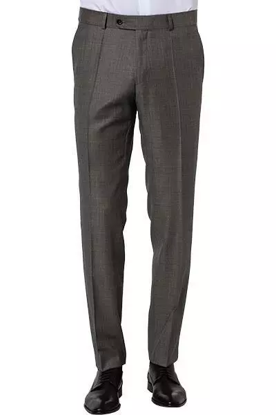 Carl Gross Hose Stevenson 40-016N0/339603/71 Schurwolle, Taupe meliert, Taupe 3 Carl Gross Hose Stevenson 40-016N0/339603/71 Schurwolle, Taupe meliert, Taupe