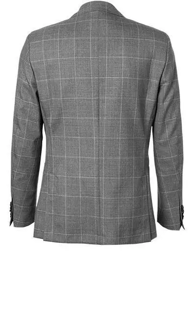 Windsor Anzug Garon+Santio 30019703+30019518/030 Anzug Garon-Santio, Shaped Fit, Schurwolle, Grau kariert, Grau 5 Windsor Anzug Garon+Santio 30019703+30019518/030 Anzug Garon-Santio, Shaped Fit, Schurwolle, Grau kariert, Grau – Bild 3