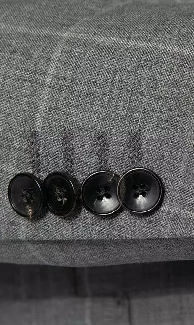 Windsor Anzug Garon+Santio 30019703+30019518/030 Anzug Garon-Santio, Shaped Fit, Schurwolle, Grau kariert, Grau 6 Windsor Anzug Garon+Santio 30019703+30019518/030 Anzug Garon-Santio, Shaped Fit, Schurwolle, Grau kariert, Grau – Bild 4