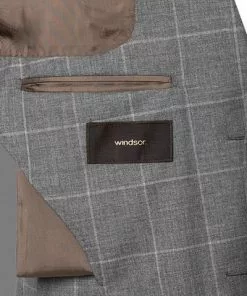 Windsor Anzug Garon+Santio 30019703+30019518/030 Anzug Garon-Santio, Shaped Fit, Schurwolle, Grau kariert, Grau 15 Windsor Anzug Garon+Santio 30019703+30019518/030 Anzug Garon-Santio, Shaped Fit, Schurwolle, Grau kariert, Grau -Anzüge & Westen Geschäft 344745 norm6