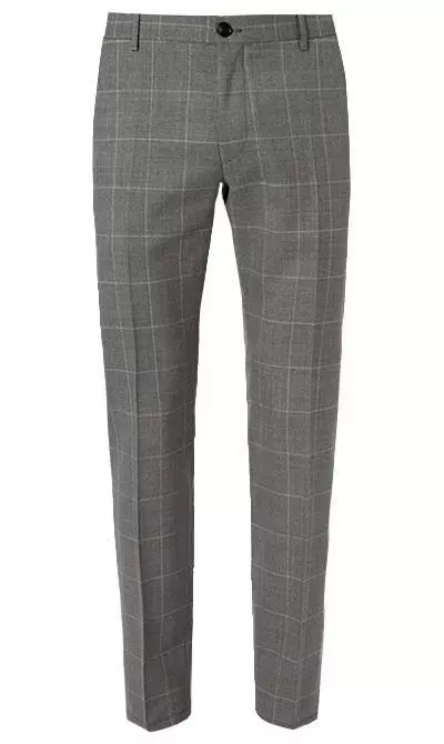 Windsor Anzug Garon+Santio 30019703+30019518/030 Anzug Garon-Santio, Shaped Fit, Schurwolle, Grau kariert, Grau 9 Windsor Anzug Garon+Santio 30019703+30019518/030 Anzug Garon-Santio, Shaped Fit, Schurwolle, Grau kariert, Grau – Bild 7