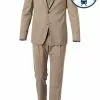 Strellson Anzug Acon-Saturn 30021809+20936/265 Slim Fit, Schurwoll-Stretch, Braun meliert, Braun