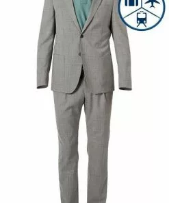 Strellson Anzug Acon-Saturn 30021809+20936/032 Slim Fit, Schurwoll-Stretch, Grau meliert, Grau