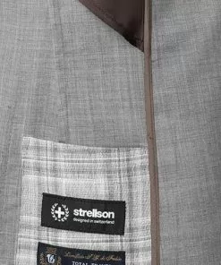 Strellson Anzug Acon-Saturn 30021809+20936/032 Slim Fit, Schurwoll-Stretch, Grau meliert, Grau -Anzüge & Westen Geschäft 344966 norm5
