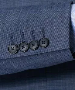 Pierre Cardin Anzug 52261+72240/810/75231/3350 Regular Fit, Schurwoll-Stretch Futureflex, Blau meliert, Blau -Anzüge & Westen Geschäft 346802 norm4